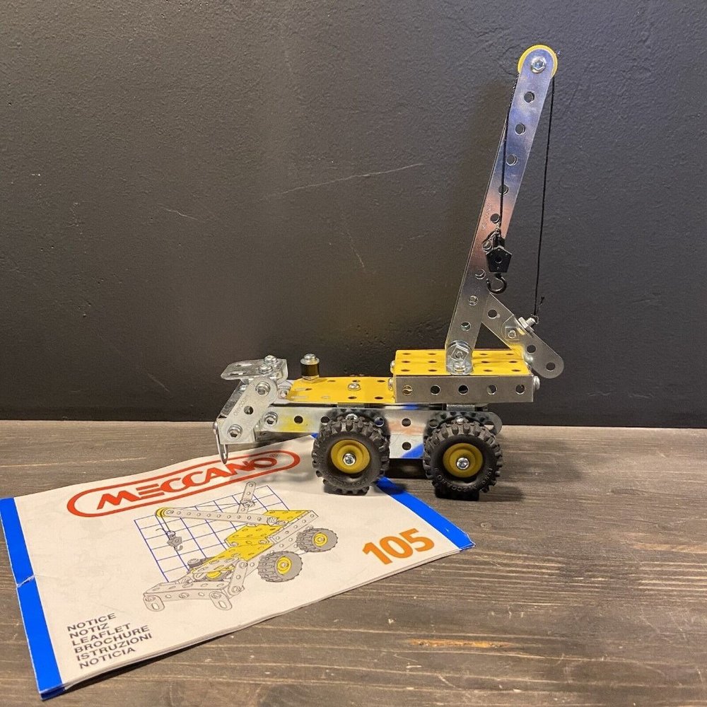 Meccano Vintage Tow Truck 105 complete with hook instructions